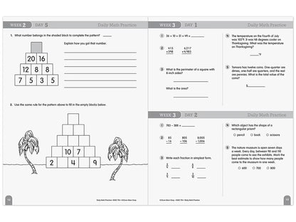 Daily Math Practice Workbook - Gr. 5 - US 3862
