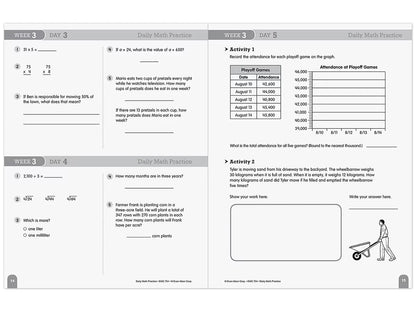 Daily Math Practice Workbook - Gr. 5 - US 3862
