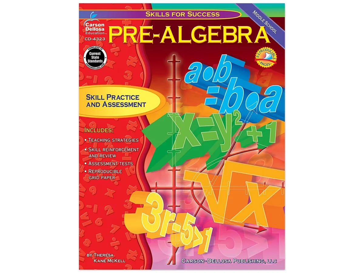 Pre-Algebra Skills for Success Workbook - US 1669