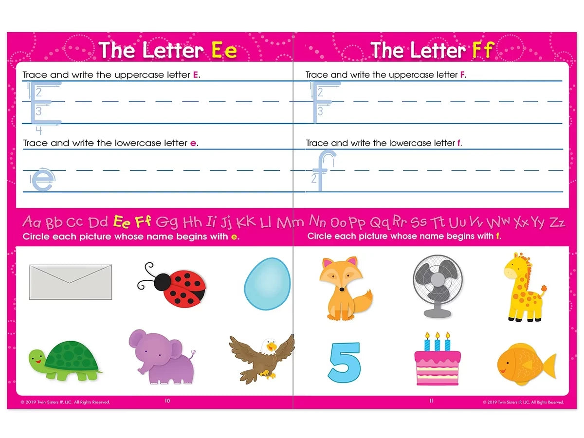 Let’s Get Ready for Kindergarten Workbook - US 6824