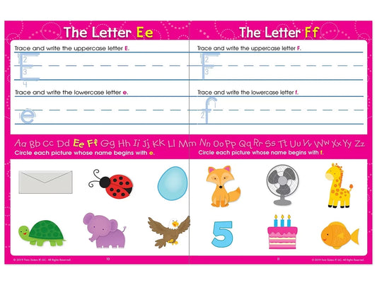 Let’s Get Ready for Kindergarten Workbook - US 6824