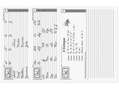 Traditional Cursive Daily Handwriting Practice Workbook - US 3229