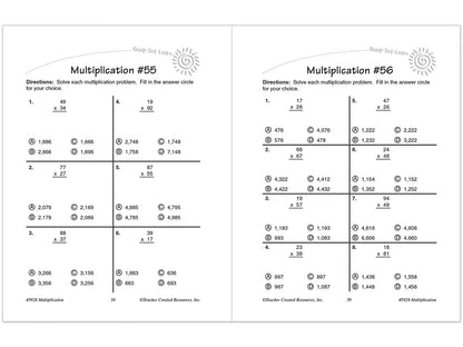 Master Multiplication Workbook - US 3348