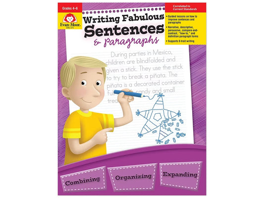 Writing Fabulous Sentences & Paragraphs Workbook - US 2899