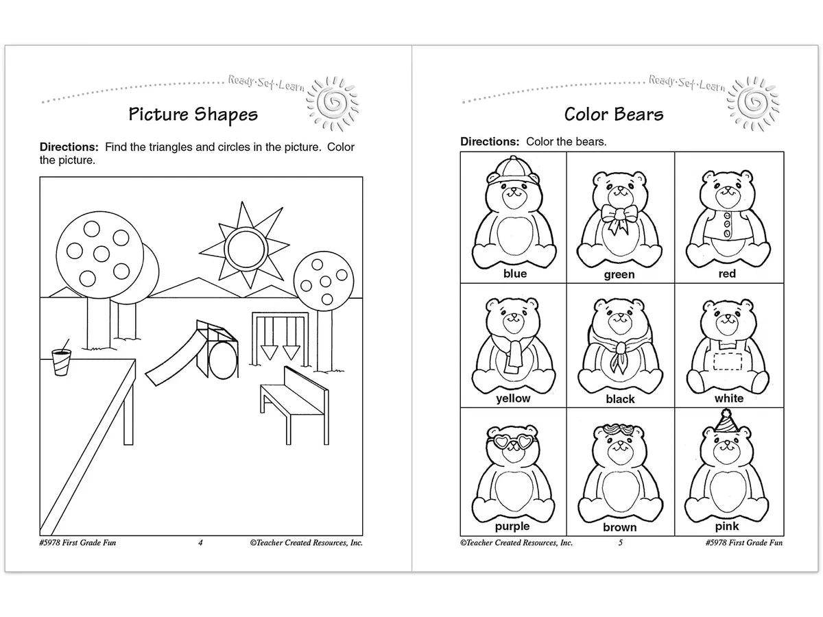 First-Grade Fun Workbook - US 5440