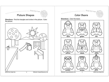 First-Grade Fun Workbook - US 5440