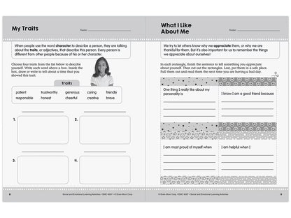 Social and Emotional Learning Activity Workbook - Gr. 3-4 - US 8714
