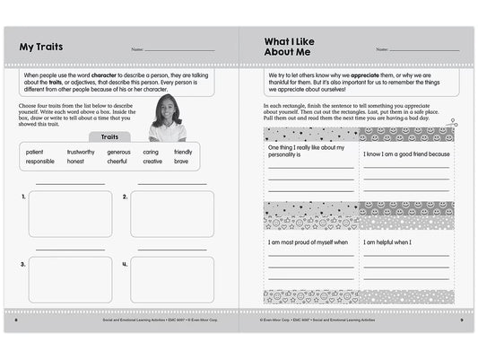 Social and Emotional Learning Activity Workbook - Gr. 3-4 - US 8714