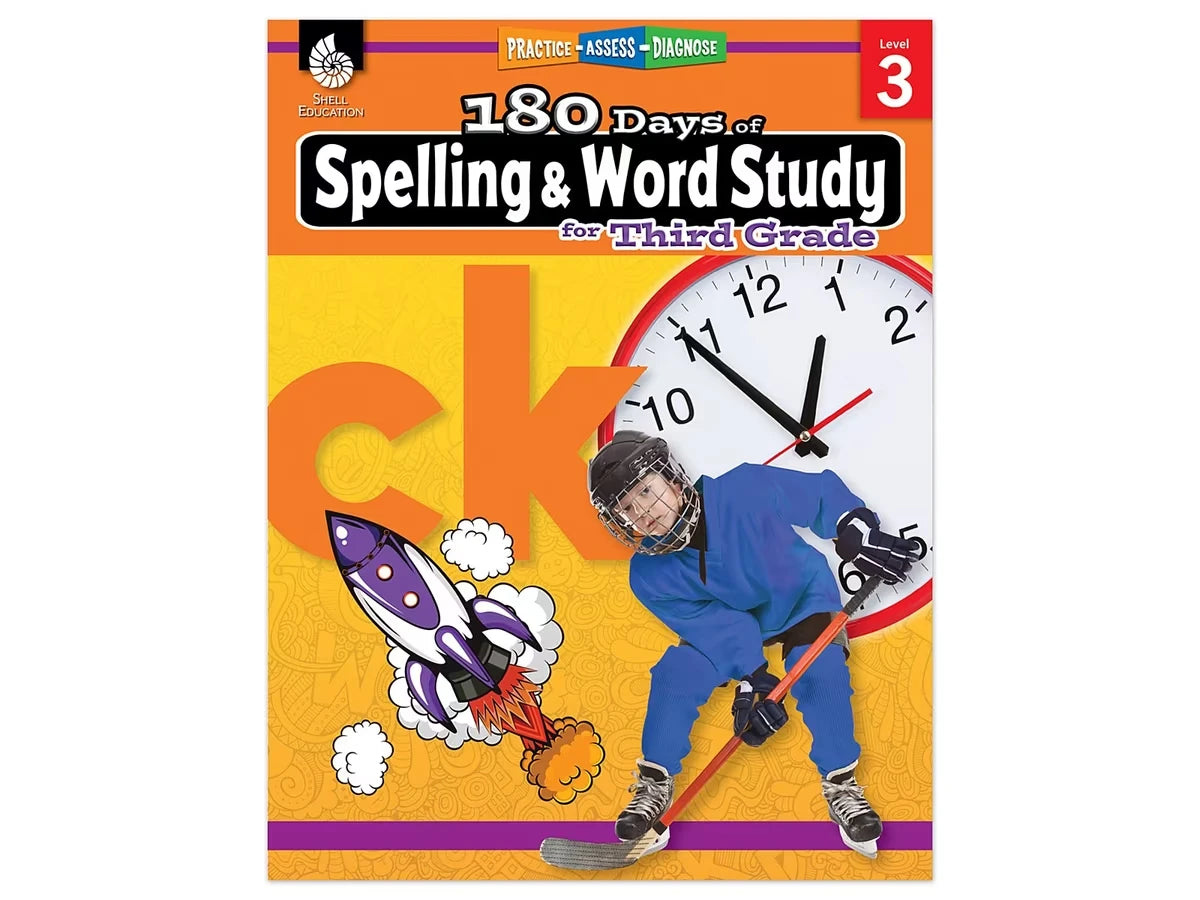 180 Days of Spelling Workbook - Gr. 3 - US 8907