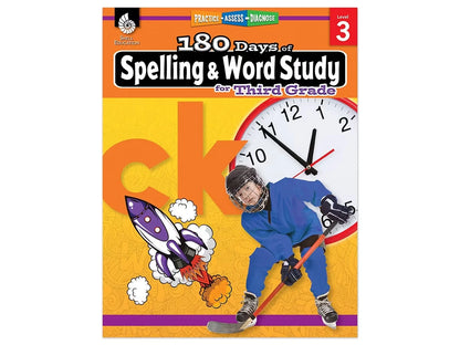 180 Days of Spelling Workbook - Gr. 3 - US 8907