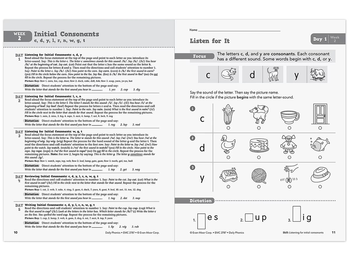 Daily Phonics Workbook - Gr. 1 - US 9661