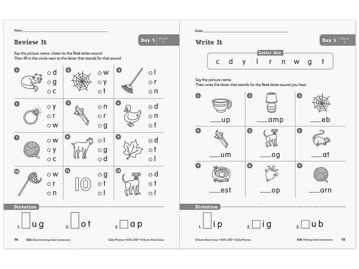 Daily Phonics Workbook - Gr. 1 - US 9661