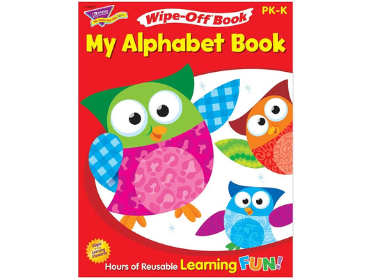 Owl-Stars!® Alphabet Write & Wipe Workbook - US 4994