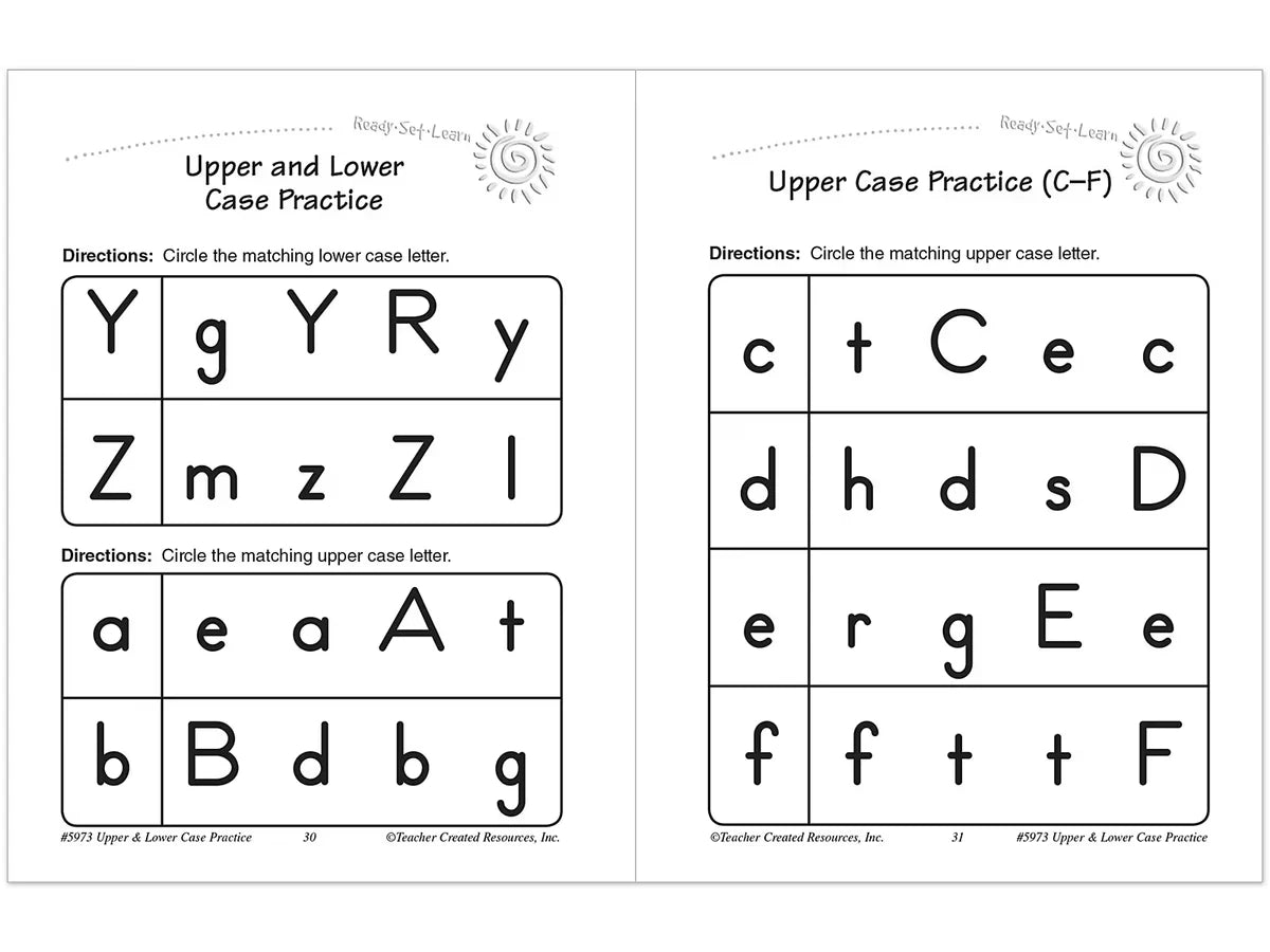 Letter Practice Workbook - US 7007