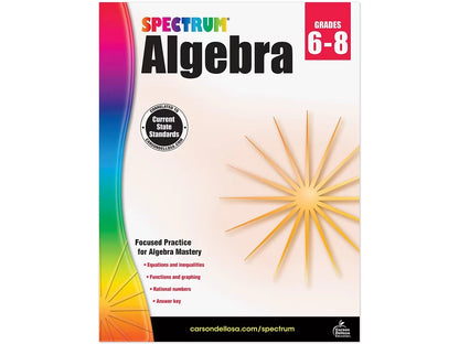 Spectrum® Algebra Workbook - US 3938