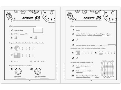 Math Minutes Workbook - Gr. 3 - US 6914