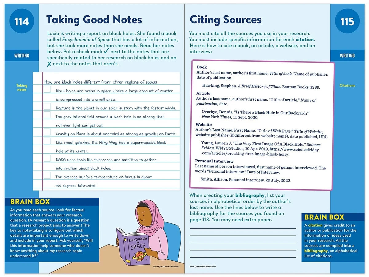 Brain Quest Workbook - Gr. 5 - US 4929