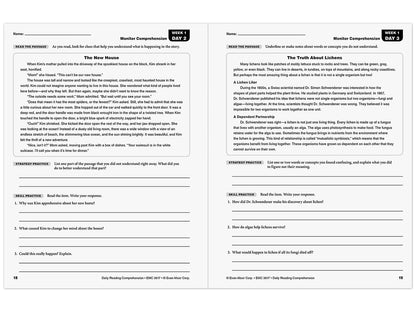 Daily Reading Comprehension Activities Workbook - Gr. 7 - US 9364