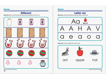 Spectrum® Phonics Workbook - Kindergarten - US 1443