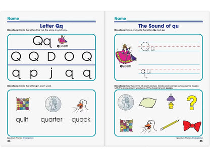 Spectrum® Phonics Workbook - Kindergarten - US 1443