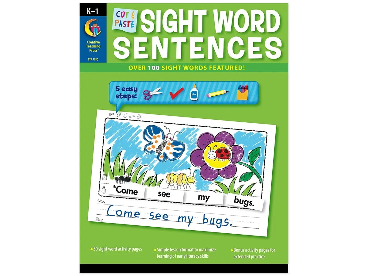 Sight-Word Sentences Workbook - US 9062