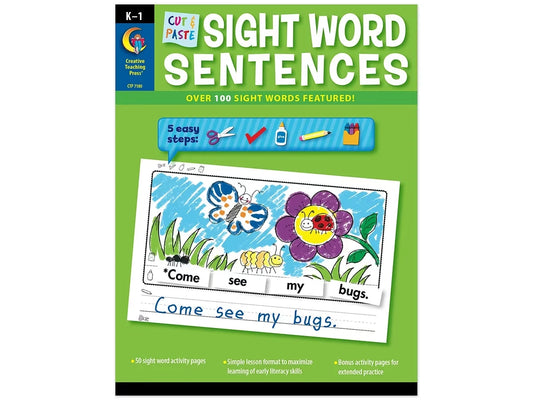 Sight-Word Sentences Workbook - US 9062