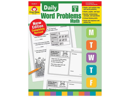 Daily Word Problems Workbook - Gr. 2 - US 3226