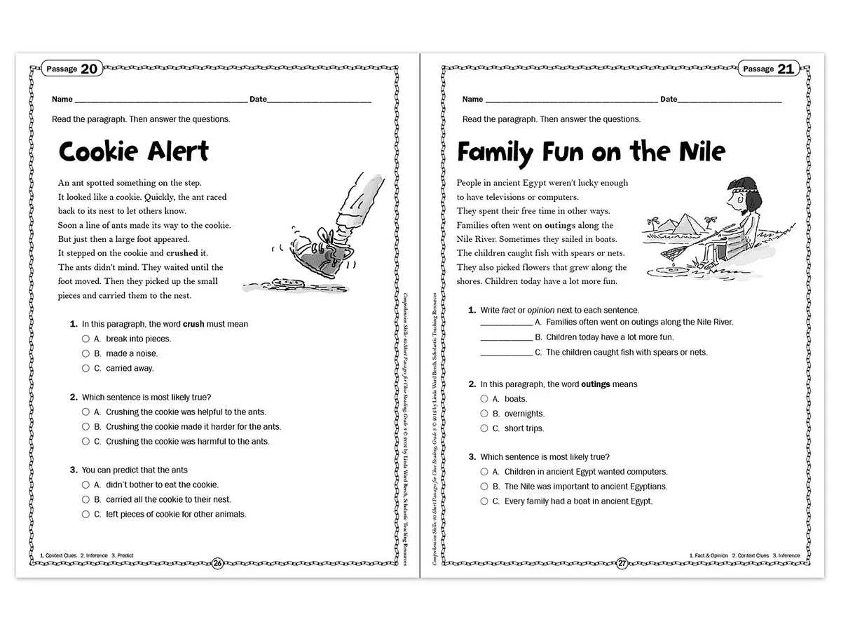 Comprehension Skills Workbook - Gr. 3 - US 7520