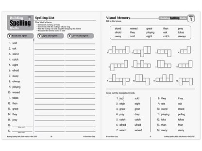 Building Spelling Skills Workbook - Gr. 3 - US 2718