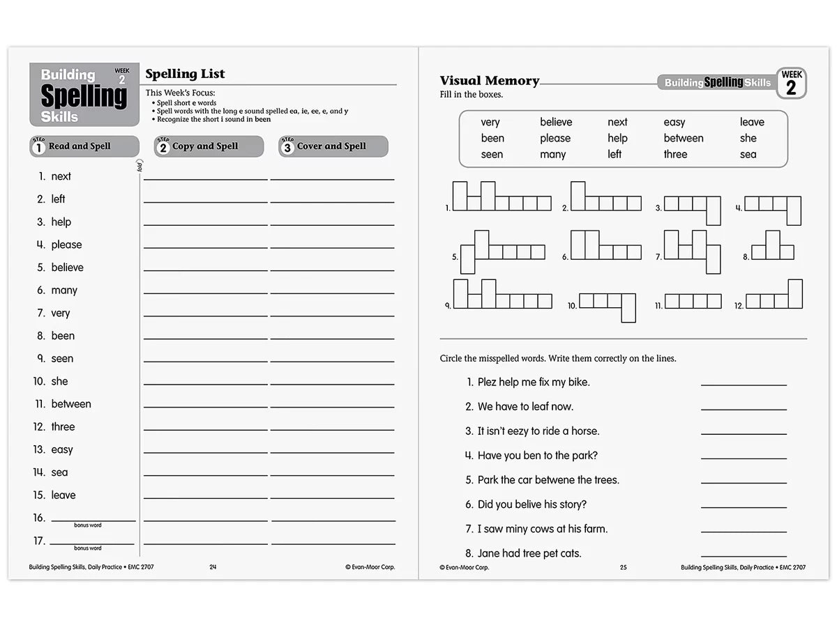 Building Spelling Skills Workbook - Gr. 3 - US 2718