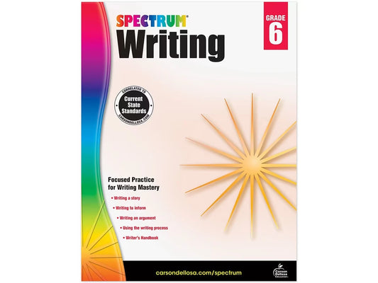 Spectrum® Writing Workbook - Gr. 6 - US 7367