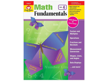Math Fundamentals Workbook - Gr. 4 - US 3758