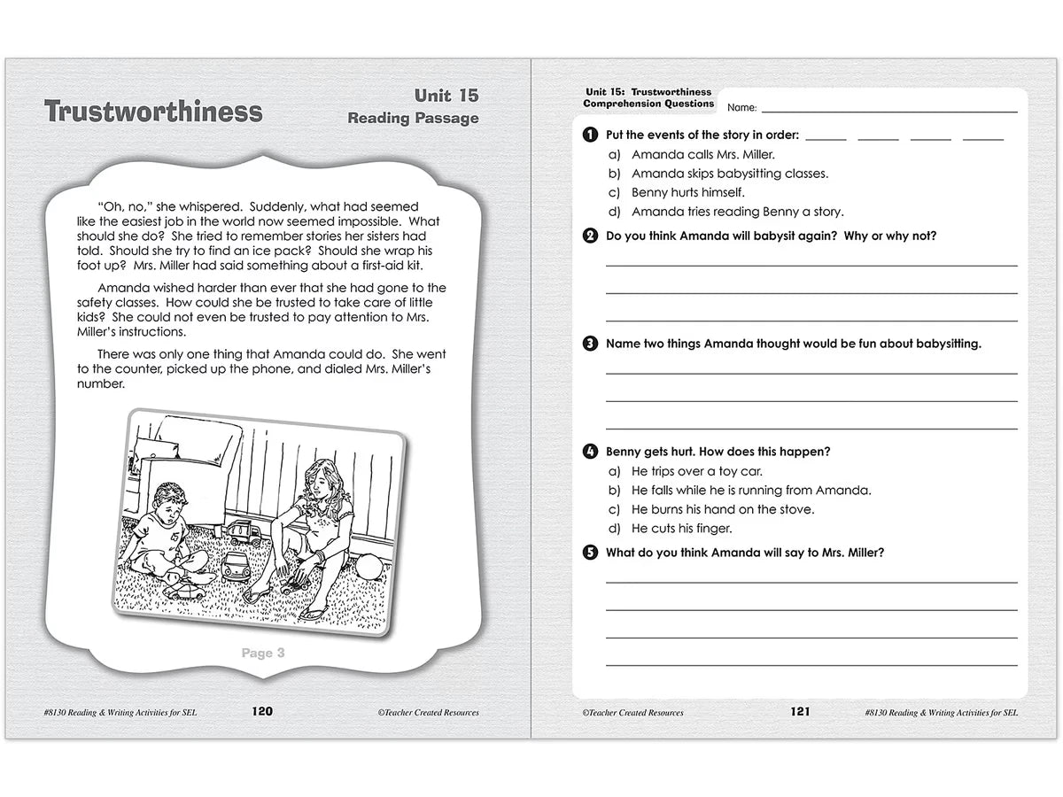 Social-Emotional Learning Workbook - Gr. 4-6 - US 6665