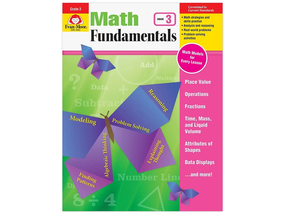 Math Fundamentals Workbook - Gr. 3 - US 2957