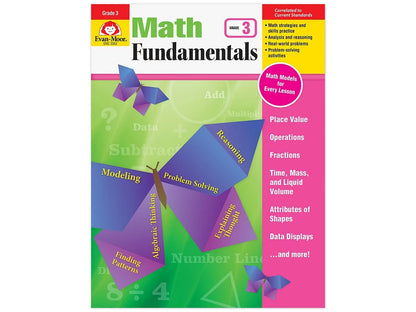 Math Fundamentals Workbook - Gr. 3 - US 2957