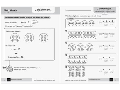 Math Fundamentals Workbook - Gr. 3 - US 2957