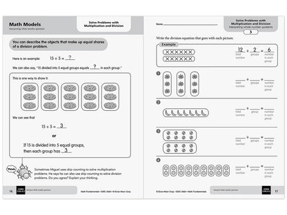 Math Fundamentals Workbook - Gr. 3 - US 2957