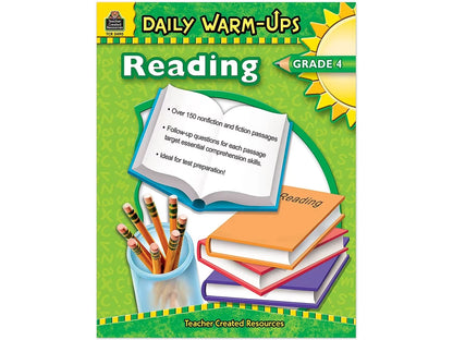 Reading Daily Warm-Ups Workbook - Gr. 4 - US 5823