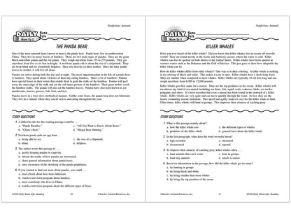 Reading Daily Warm-Ups Workbook - Gr. 4 - US 5823