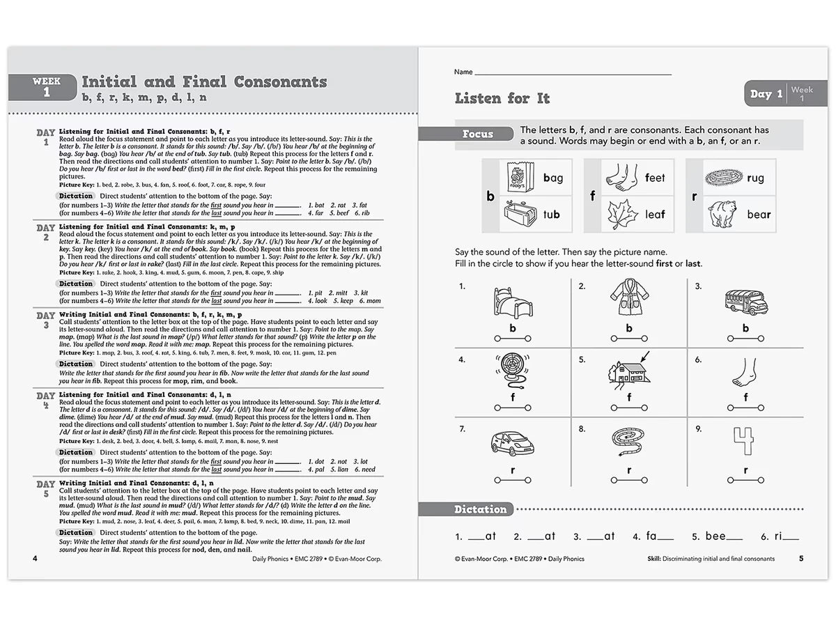 Daily Phonics Workbook - Gr. 3 - US 4689