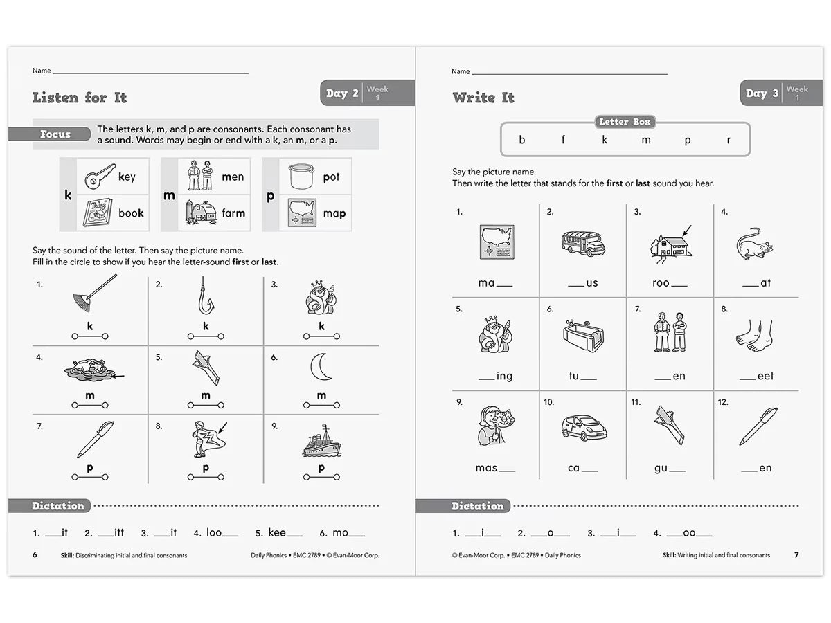 Daily Phonics Workbook - Gr. 3 - US 4689