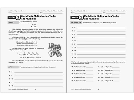 Multiplication & Division Workbook - US 1423