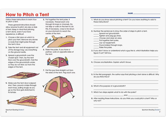 Spectrum® Reading Workbook - Gr. 3 - US 2513