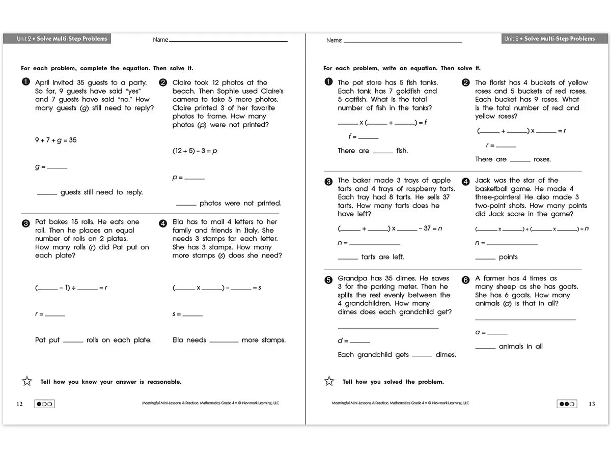 Mathematics Workbook - Gr. 4 - US 1354