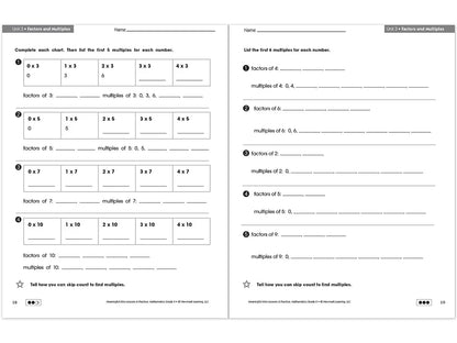 Mathematics Workbook - Gr. 4 - US 1354