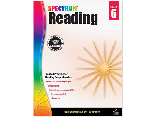 Spectrum® Reading Workbook - Gr. 6 - US 1888