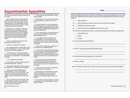 Spectrum® Reading Workbook - Gr. 6 - US 1888