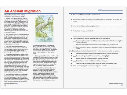 Spectrum® Reading Workbook - Gr. 6 - US 1888