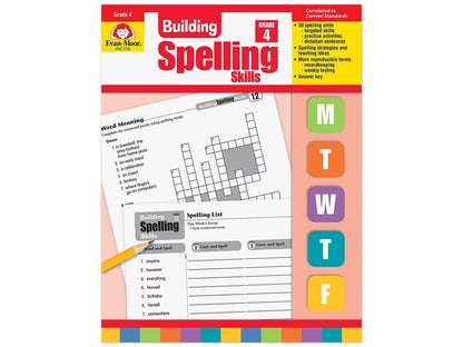 Building Spelling Skills Workbook - Gr. 4 - US 3534