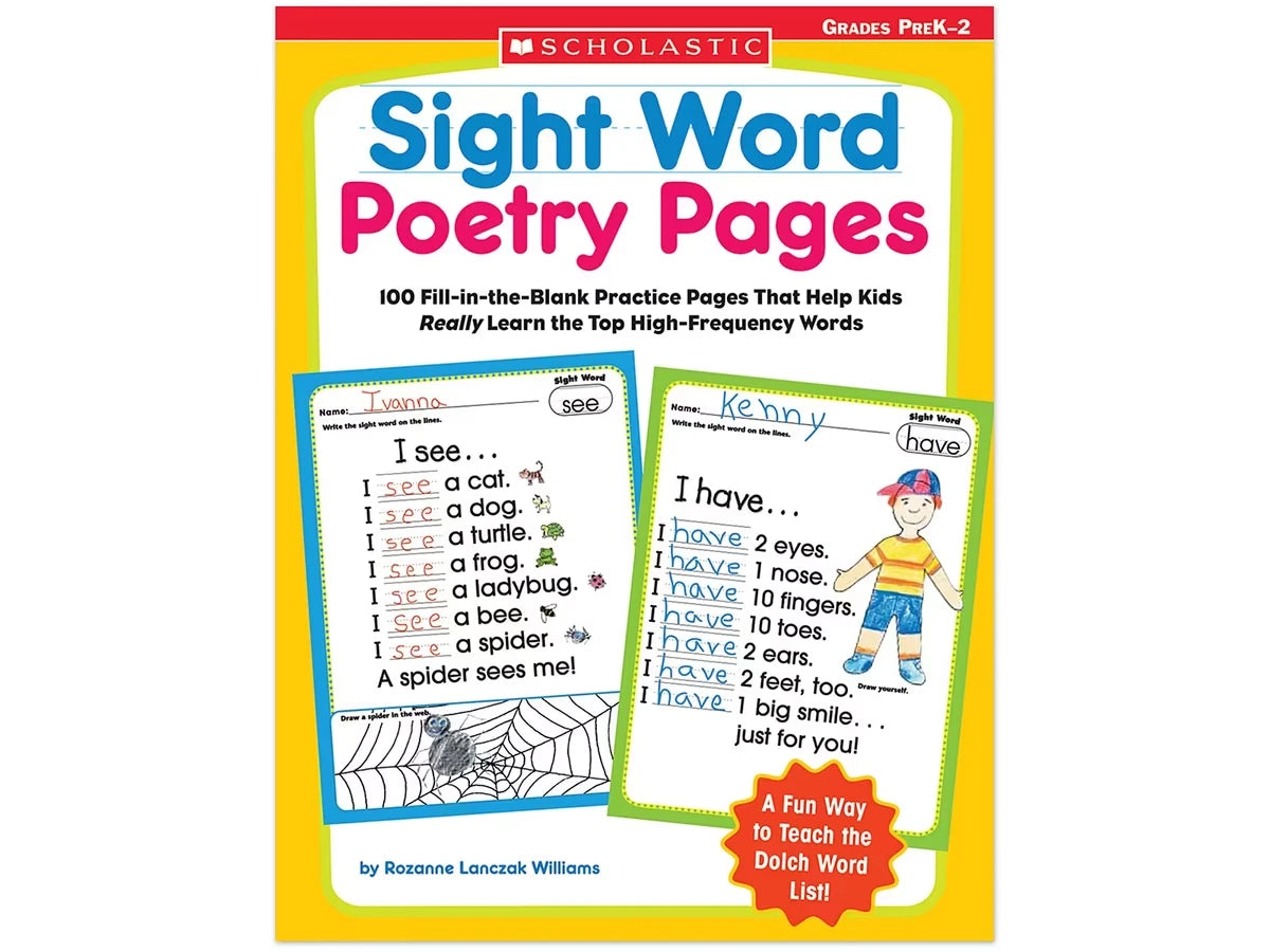 Sight-Word Poetry Workbook - US 4964